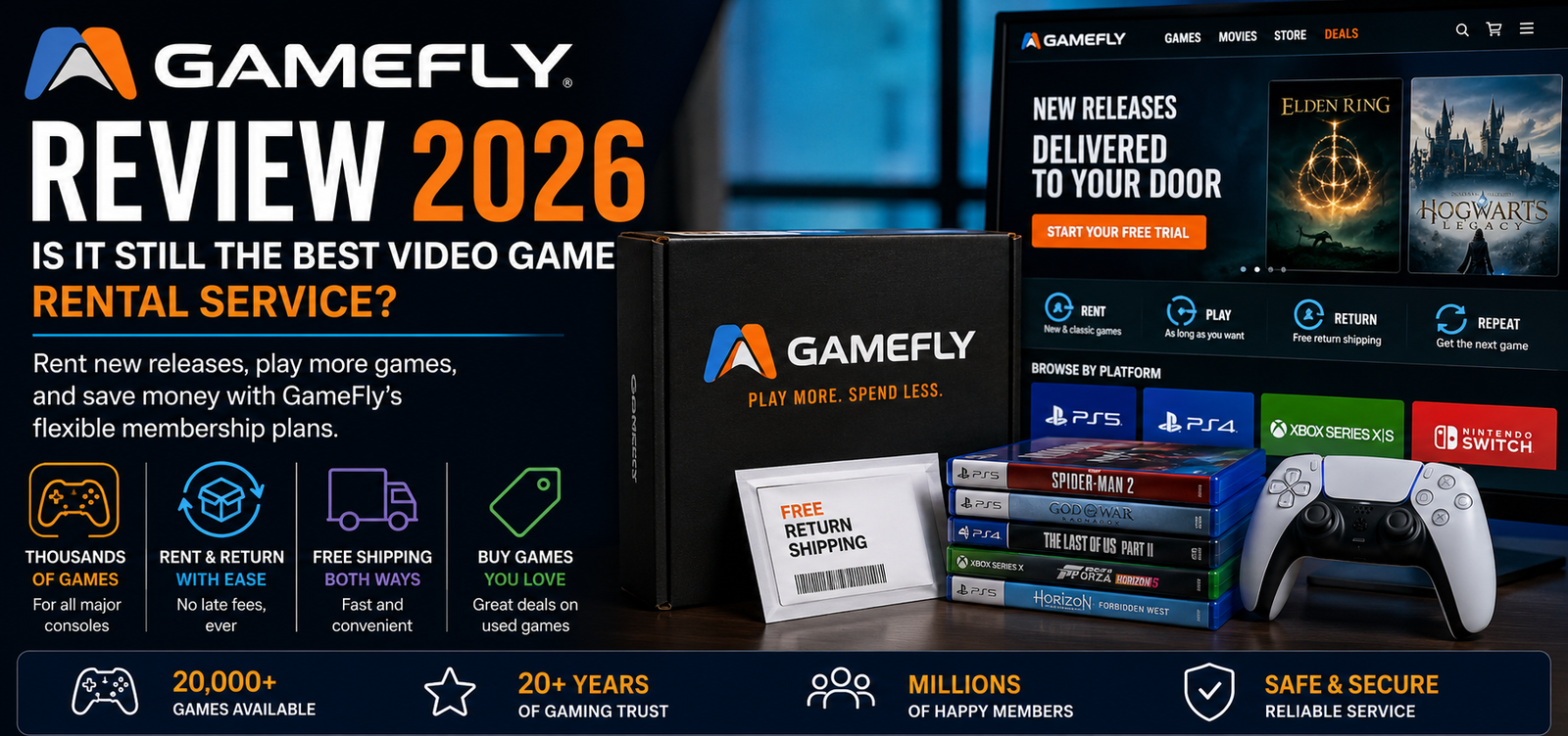 GameFly Review 2026: Is It Still the Best Game Rental Service?
