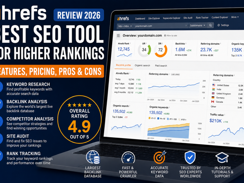 Best Ahrefs Review 2026 Features Pricing Pros & Cons